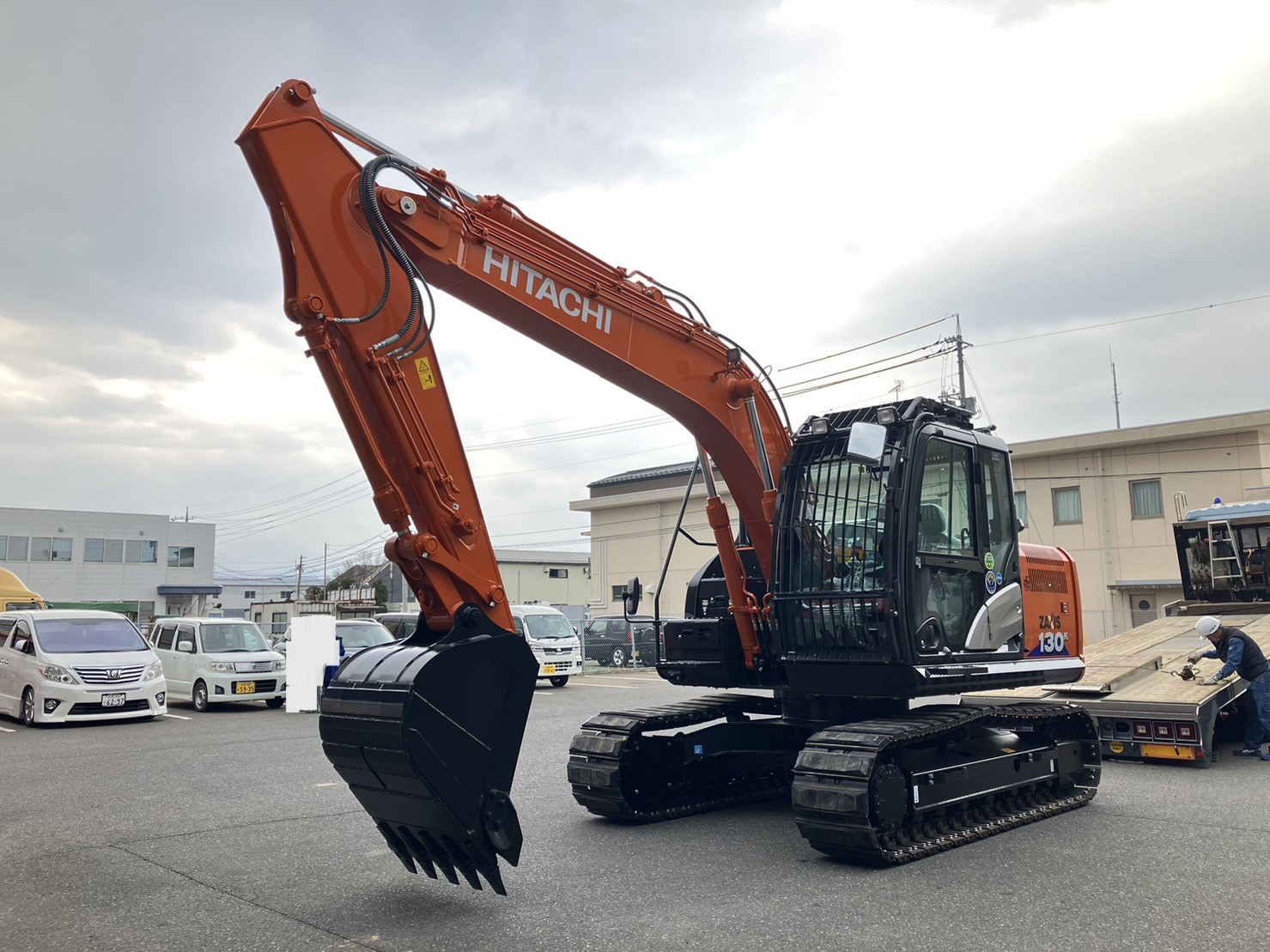 新車納入実績】ZX130K-6◇富士岡山運搬機・岡山・津山・新見・鳥取 